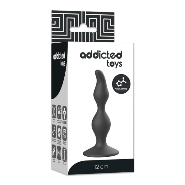 ADDICTED TOYS - PLUG SEXUEL ANAL 12 CM NOIR-ADDICTED TOYS-sextoys-lingerie-bdsm-hygiène-sexshop