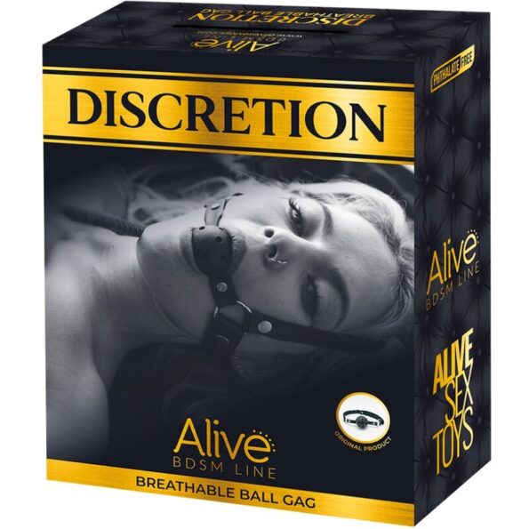 ALIVE - GAG RESPIRANT DISCRETION NOIR-ALIVE-sextoys-lingerie-bdsm-hygiène-sexshop