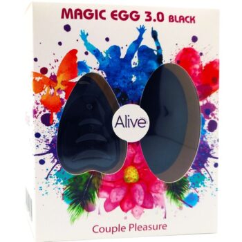 ALIVE - MAGIC EGG 3.0 OEUF VIBRANT TÉLÉCOMMANDE NOIR-ALIVE-sextoys-lingerie-bdsm-hygiène-sexshop