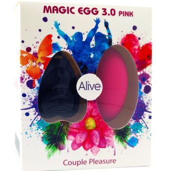 ALIVE - MAGIC EGG 3.0 OEUF VIBRANT TÉLÉCOMMANDE ROSE-ALIVE-sextoys-lingerie-bdsm-hygiène-sexshop