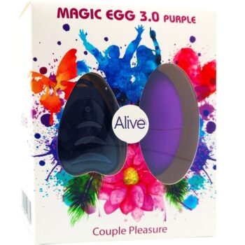 ALIVE - MAGIC EGG 3.0 OEUF VIBRANT TÉLÉCOMMANDE VIOLET-ALIVE-sextoys-lingerie-bdsm-hygiène-sexshop