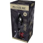 ALIVE – MINI PLUG DE PLAISIR ANAL MÉTAL ROUGE TAILLE M