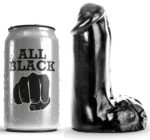 ALL BLACK - GODE RÉALISTE 13 CM-ALL BLACK-sextoys-lingerie-bdsm-hygiène-sexshop