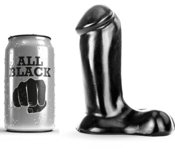 ALL BLACK - GODE RÉALISTE 14 CM-ALL BLACK-sextoys-lingerie-bdsm-hygiène-sexshop