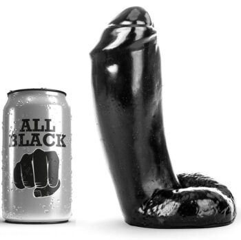 ALL BLACK - GODE RÉALISTE 18 CM-ALL BLACK-sextoys-lingerie-bdsm-hygiène-sexshop