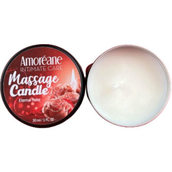 AMOREANE - BOUGIE DE MASSAGE ROSE ÉTERNELLE 30 ML-AMOREANE-sextoys-lingerie-bdsm-hygiène-sexshop