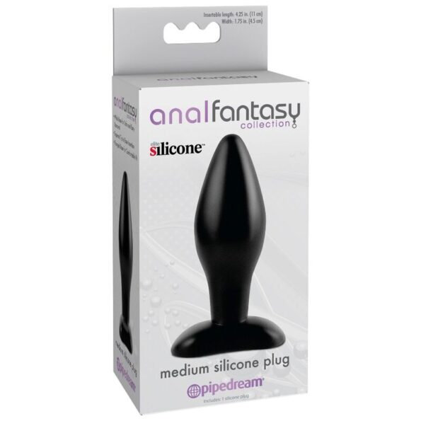 ANAL FANTASY - BOUCHON ANAL EN SILICONE MOYEN-ANAL FANTASY SERIES-sextoys-lingerie-bdsm-hygiène-sexshop