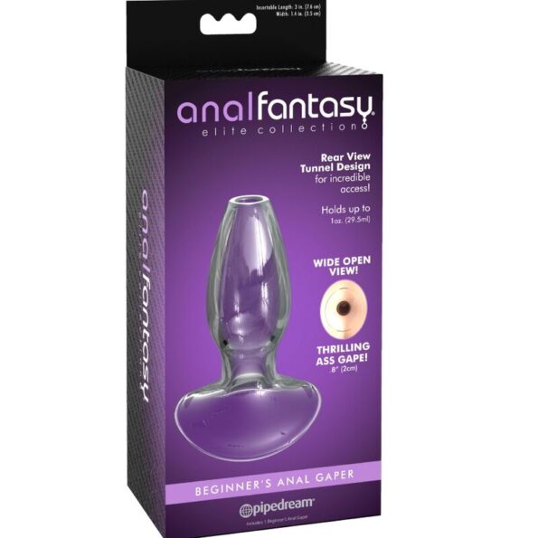 ANAL FANTASY ELITE COLLECTION - DILATATEUR ANAL GAPER POUR DÉBUTANTS CRISTAL TAILLE S-ANAL FANTASY ELITE COLLECTION-sextoys-lingerie-bdsm-hygiène-sexshop