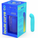 B SWISH – VIBRATEUR RECHARGEABLE EN SILICONE BLEU BCUTE CURVE INFINITE CLASSIC ÉDITION LIMITÉE