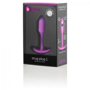 B-VIBE - SNUG PLUG 1 ROSE-B-VIBE-sextoys-lingerie-bdsm-hygiène-sexshop