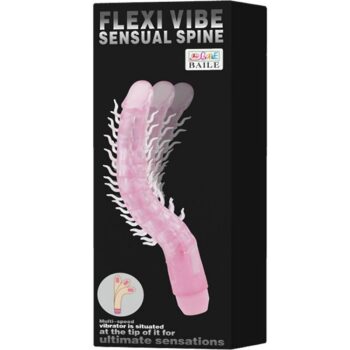 BAILE - FLEXI VIBE SENSUAL SPINE GODE VIBRANT PLIABLE LILAS 23.5 CM-BAILE-sextoys-lingerie-bdsm-hygiène-sexshop