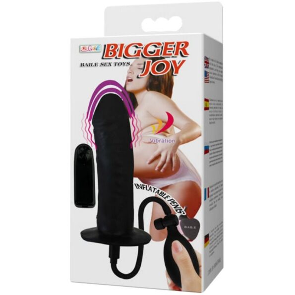 BAILE - PÉNIS GONFLABLE BIGGER JOY AVEC VIBRATION 16 CM-BAILE-sextoys-lingerie-bdsm-hygiène-sexshop