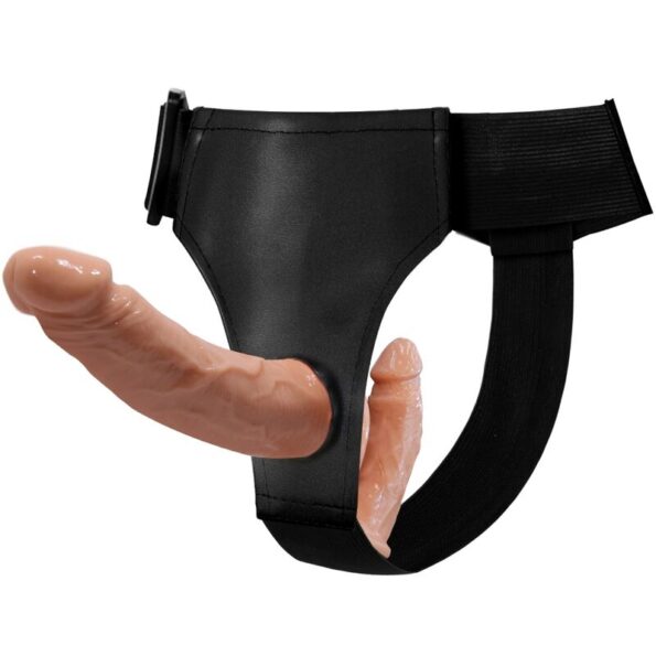 BAILE - ULTRA PASSIONNÉE DOUBLE GODES AVEC HARNAIS-BAILE HARNESS COLLECTION-sextoys-lingerie-bdsm-hygiène-sexshop