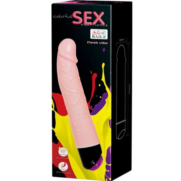 BAILE - VIBRATION ET ROTATION SEXUELLES COLORÉES 24 CM-BAILE-sextoys-lingerie-bdsm-hygiène-sexshop