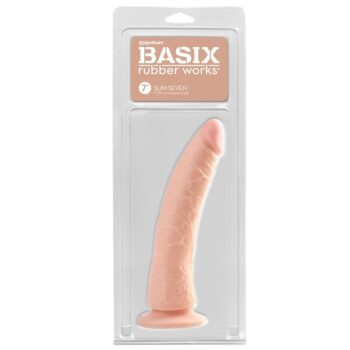 BASIX - GELÉE PÉNIS SLIM 19 CM NATUREL-BASIX-sextoys-lingerie-bdsm-hygiène-sexshop