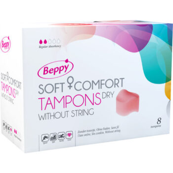 BEPPY - TAMPONS SOFT-CONFORT SEC 8 UNITÉS-BEPPY-sextoys-lingerie-bdsm-hygiène-sexshop
