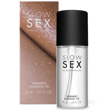BIJOUX - HUILE DE MASSAGE SEXE LENT EFFET CHALEUR 50 ML-BIJOUX SLOW SEX-sextoys-lingerie-bdsm-hygiène-sexshop