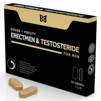 BLACK BULL - ERECTMEN & TESTOSTERIDE PUISSANCE ET TESTOSTÉRONE POUR HOMMES 10 GÉLULES-BLACK BULL-sextoys-lingerie-bdsm-hygiène-sexshop