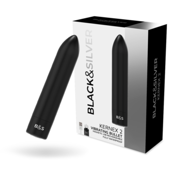 BLACK&SILVER - BALLE MAGNÉTIQUE VIBRANTE NOIRE KERNEX 2-BLACK&SILVER-sextoys-lingerie-bdsm-hygiène-sexshop