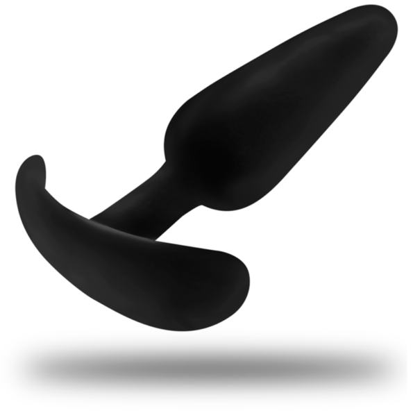 BLACK&SILVER - BOUCHON ANAL EN SILICONE HANSEL AVEC PETITE POIGNÉE-BLACK&SILVER-sextoys-lingerie-bdsm-hygiène-sexshop