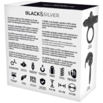 BLACK&SILVER – BURTON RING 10 MODES DE VIBRATION NOIR