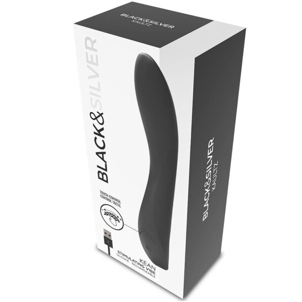 BLACK&SILVER - COMMANDE TACTILE DU VIBRATEUR KEAN-BLACK&SILVER-sextoys-lingerie-bdsm-hygiène-sexshop