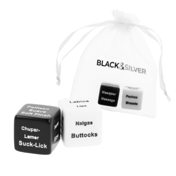 BLACK&SILVER - DÉS POUR COUPLES ES/EN-BLACK&SILVER-sextoys-lingerie-bdsm-hygiène-sexshop
