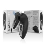 BLACK&SILVER – DRAKE DELUXE SUCKING VIBE RECHARGEABLE SILICONE NOIR