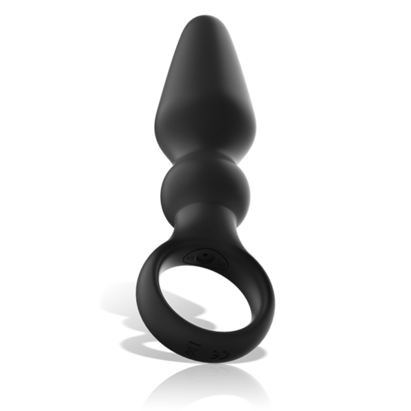 BLACK&SILVER - PUISSANT PLUG ANAL EN SILICONE OZZY-BLACK&SILVER-sextoys-lingerie-bdsm-hygiène-sexshop