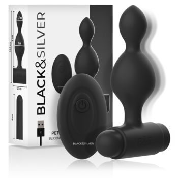 BLACK&SILVER - TUCKER PETITE TÉLÉCOMMANDE POUR PLUG ANAL EN SILICONE-BLACK&SILVER-sextoys-lingerie-bdsm-hygiène-sexshop