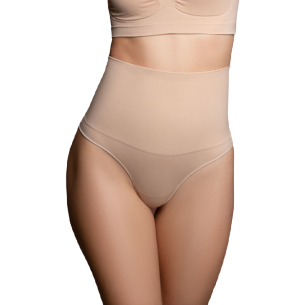 BYE-BRA - FAONNEUR SANS POINTS STYLE STRING BEIGE TAILLE L-BYE BRA - UNDERWEAR-sextoys-lingerie-bdsm-hygiène-sexshop