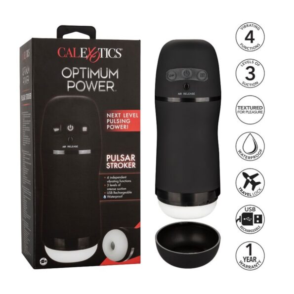 CALIFORNIA EXOTICS - FONCTIONS VIBRANTES ET DASPIRATION OPTIMUM POWER STROKER-CALIFORNIA EXOTICS-sextoys-lingerie-bdsm-hygiène-sexshop