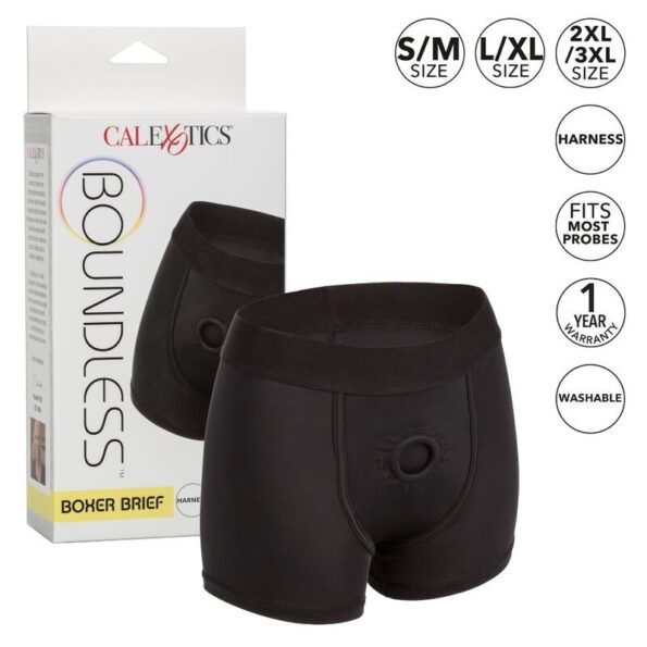 CALIFORNIA EXOTICS - HARNAIS STYLE BOXER S/M-CALIFORNIA EXOTICS-sextoys-lingerie-bdsm-hygiène-sexshop