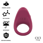 CICI BEAUTY - ANNEAU VIBRANT EN SILICONE PREMIUM-CICI BEAUTY-sextoys-lingerie-bdsm-hygiène-sexshop