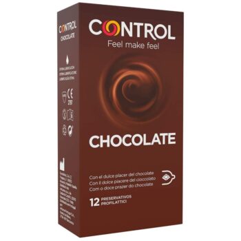 CONTROL - ADAPTA CHOCOLATE CONDOMS 12 UNITS-CONTROL CONDOMS-sextoys-lingerie-bdsm-hygiène-sexshop