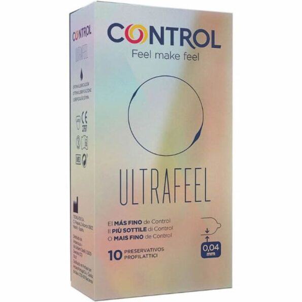 CONTROL - ADAPTA FINISSIMO ULTRAFEEL 10 UNITÉS-CONTROL CONDOMS-sextoys-lingerie-bdsm-hygiène-sexshop