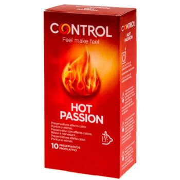 CONTROL - EFFET RÉCHAUFFANT HOT PASSION 10 UNITÉS-CONTROL CONDOMS-sextoys-lingerie-bdsm-hygiène-sexshop