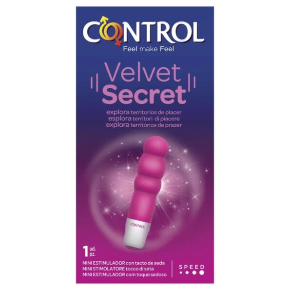 CONTROL - MINI STIMULATEUR SECRET VELOURS-CONTROL TOYS-sextoys-lingerie-bdsm-hygiène-sexshop