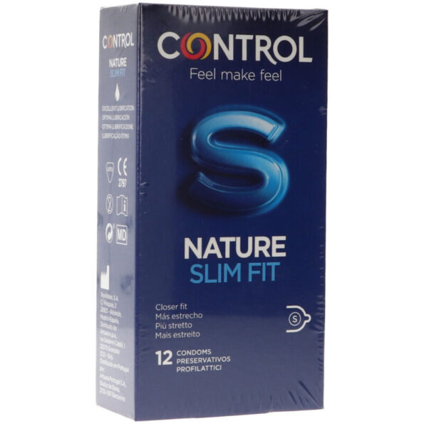 CONTROL - NATURE SLIM FIT 12 UNITÉS-CONTROL CONDOMS-sextoys-lingerie-bdsm-hygiène-sexshop