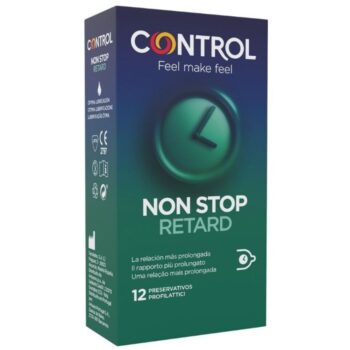 CONTROL - NON STOP RETARD CONDOMS 12 UNITS-CONTROL CONDOMS-sextoys-lingerie-bdsm-hygiène-sexshop