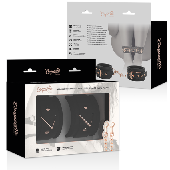 COQUETTE CHIC DESIRE - CHEVILLES FANTAISIE AVEC DOUBLURE EN NÉOPRÈNE-COQUETTE FANTASY-sextoys-lingerie-bdsm-hygiène-sexshop