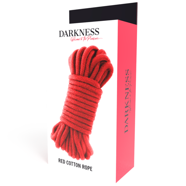 DARKNESS - CORDE JAPONAISE 10 M ROUGE-DARKNESS BONDAGE-sextoys-lingerie-bdsm-hygiène-sexshop