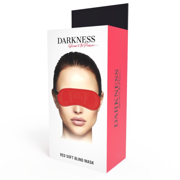 DARKNESS - MASQUE DROIT ROUGE-DARKNESS BONDAGE-sextoys-lingerie-bdsm-hygiène-sexshop