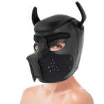 DARKNESS - MASQUE POUR CHIEN EN NÉOPRÈNE AVEC MUSEAU AMOVIBLE L-DARKNESS BONDAGE-sextoys-lingerie-bdsm-hygiène-sexshop