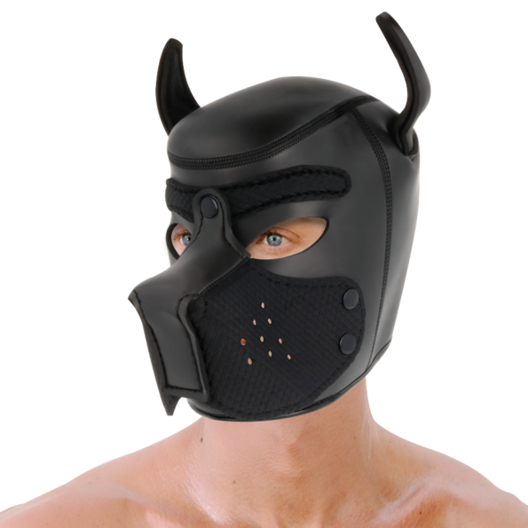 DARKNESS - MASQUE POUR CHIEN EN NÉOPRÈNE AVEC MUSEAU AMOVIBLE L-DARKNESS BONDAGE-sextoys-lingerie-bdsm-hygiène-sexshop