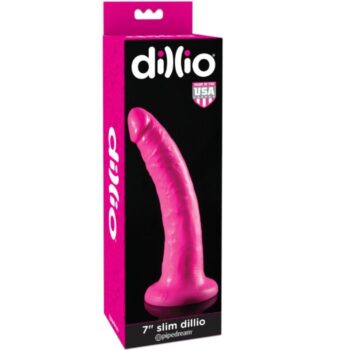 DILLIO - DILDO 17.8 CM - ROSE-DILLIO-sextoys-lingerie-bdsm-hygiène-sexshop