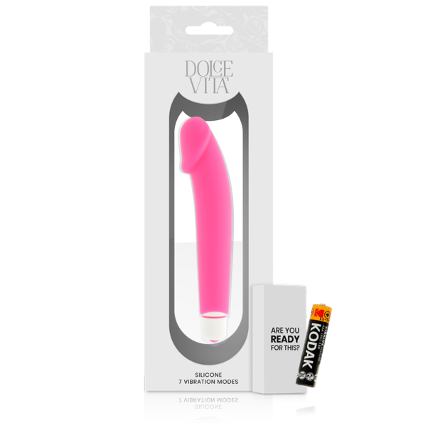 DOLCE VITA - REALISTIC PINK SILICONE-DOLCE VITA-sextoys-lingerie-bdsm-hygiène-sexshop