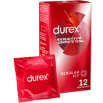 DUREX - CONTACT SENSIBLE TOTAL 12 UNITÉS-DUREX CONDOMS-sextoys-lingerie-bdsm-hygiène-sexshop