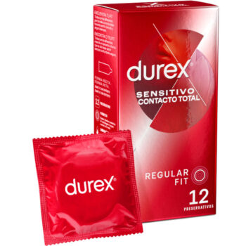 DUREX - CONTACT SENSIBLE TOTAL 12 UNITÉS-DUREX CONDOMS-sextoys-lingerie-bdsm-hygiène-sexshop