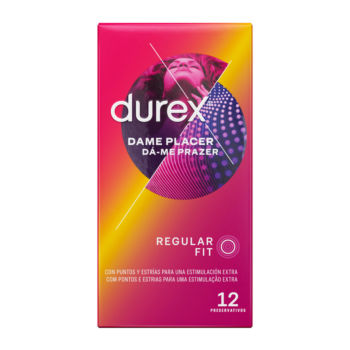 DUREX - DAME PLACER 12 UNITÉS-DUREX CONDOMS-sextoys-lingerie-bdsm-hygiène-sexshop
